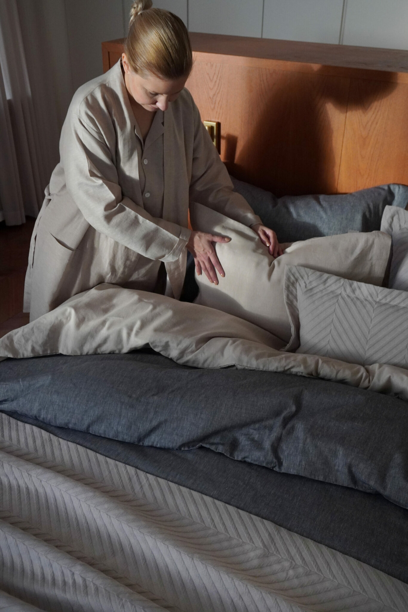 BALMUIR CAP ferrat Robe_DARKTAUPE