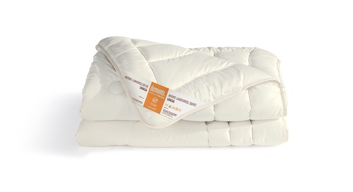 Lhasa_Merino-Lambswool-Decke Marion Lambswool Einziehdecke von Dormiente