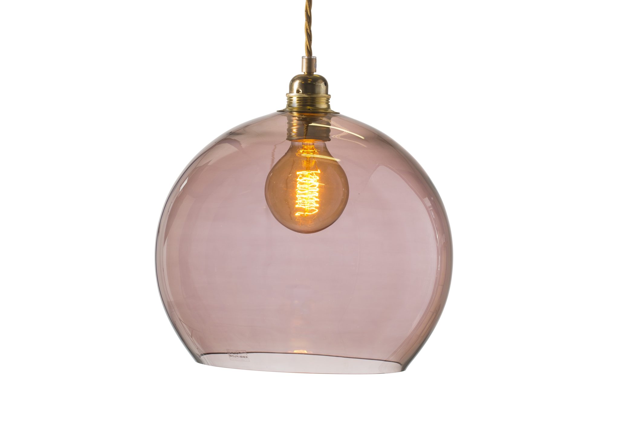 EBB & FLOW Pendant Lamp Rowan Obsidian Gold EBB & FLOW Hängelampe Rowan