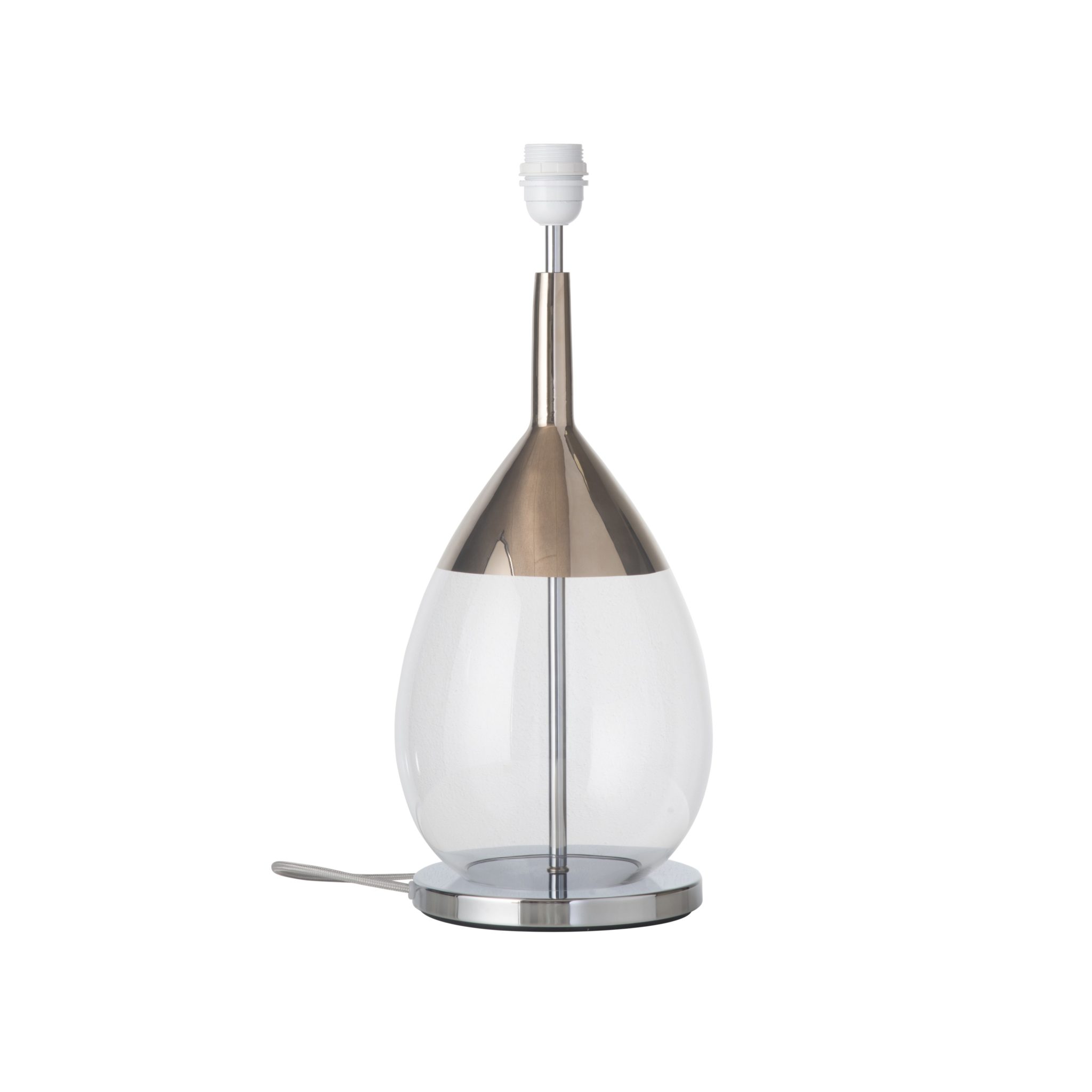 EBB & FLOW Tischlampe Lute Clear Platinum EBB & FLOW Tischlampe Lute