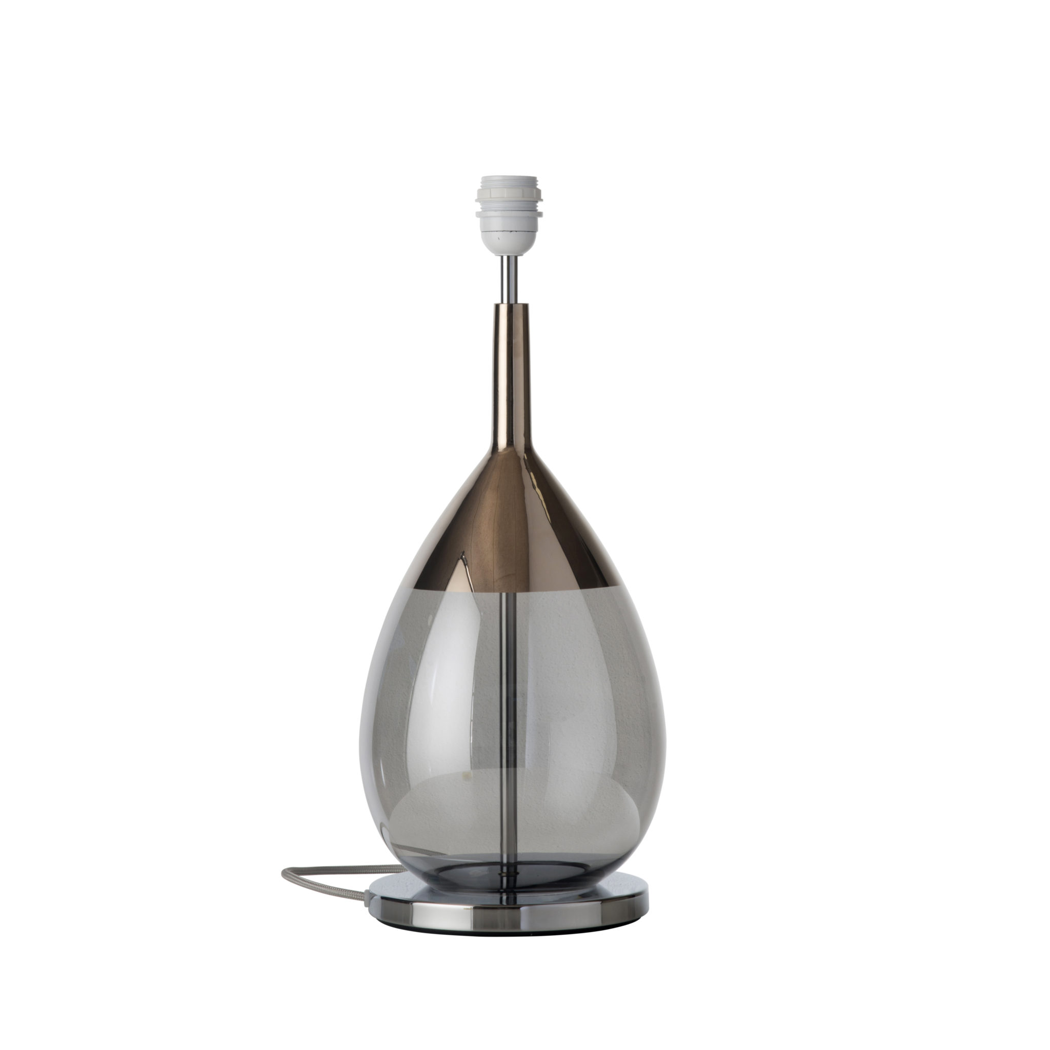 EBB & FLOW Tischlampe Lute Smokey grey Platinum EBB & FLOW Tischlampe Lute