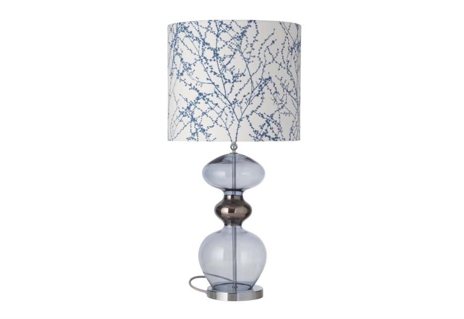 Ebb&Flow Tischlampe Futura clear Platinum_Lampenschirm Ebb&Flow Tischlampe Futura clear Platinum