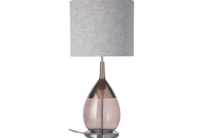Ebb&Flow Tischlampe Lute blue mit Lampenschirm niedrig