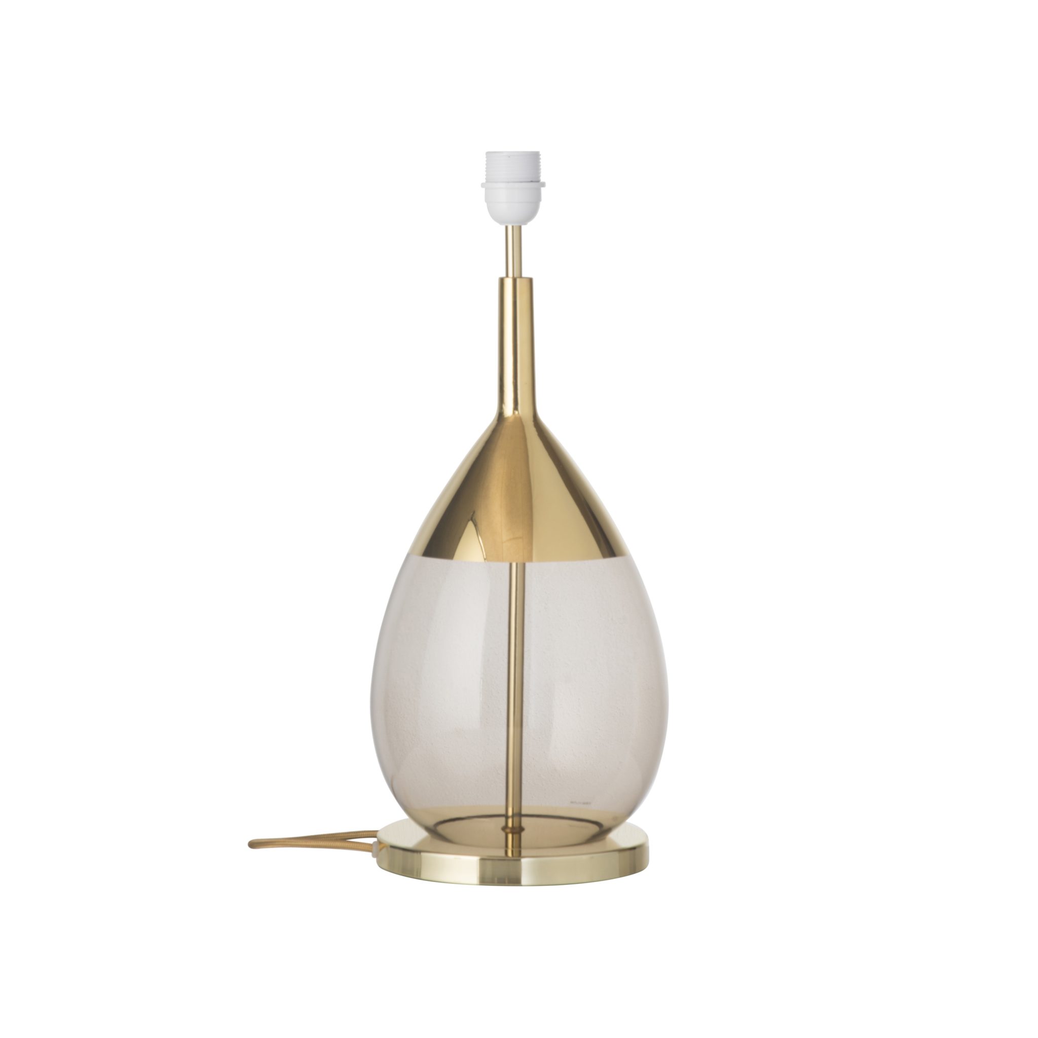 Ebb&Flow Tischlampe Lute chestnut Gold Ebb&Flow Tischlampe Lute
