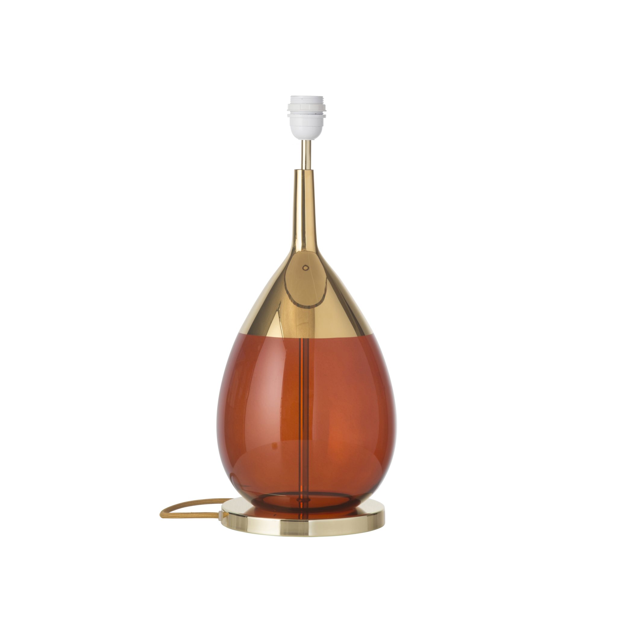 Ebb&Flow Tischlampe Lute rust Gold Ebb&Flow Tischlampe Lute