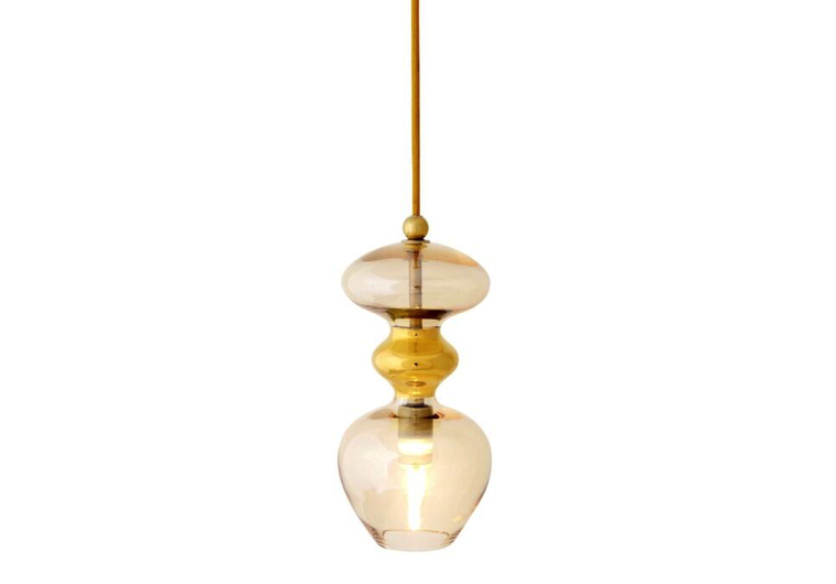 EBB & Flow Futura Hängelampe Gold Smokey EBB & Flow Futura Hängelampe