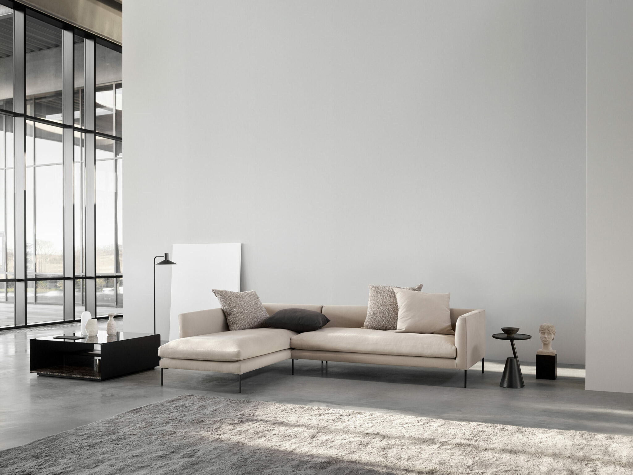 Blade_Mod. 10, 19_Cala col. 6, Expose coffee table_Large, Mate_side table_dark brown_72 dpi