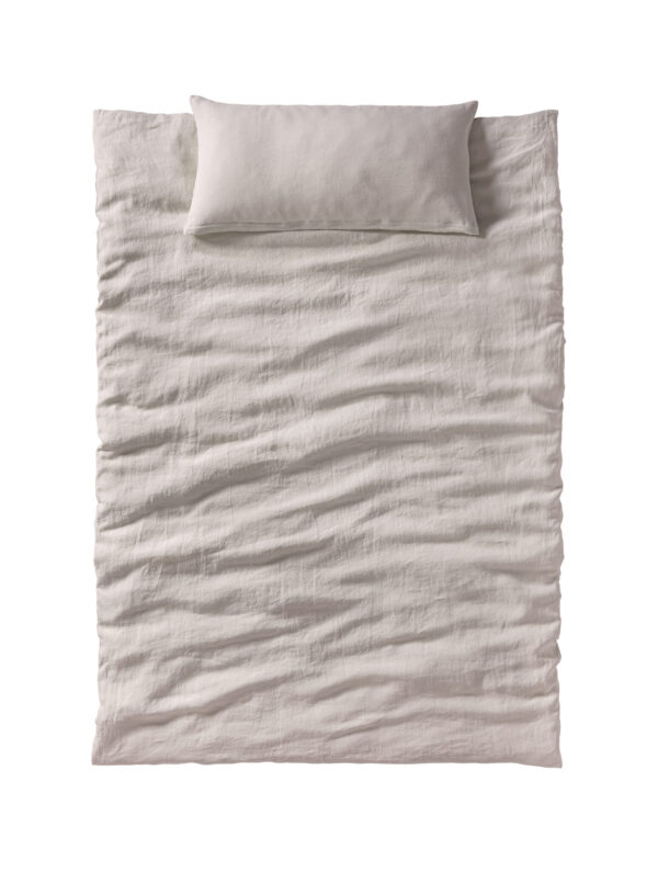 Hanf Bettwäsche von Dormiente in grau