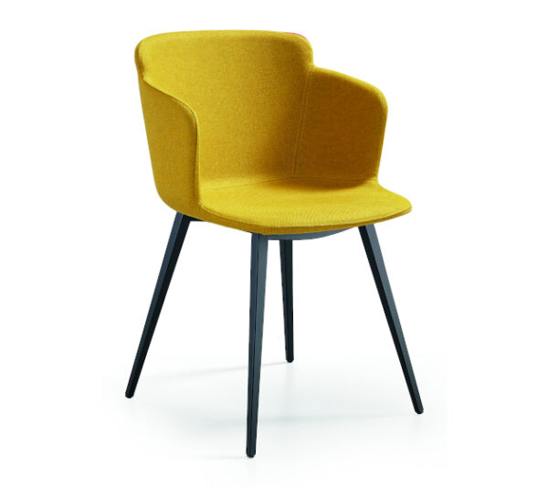 Midj Stuhl Calla mit Holzgestell im Daunenspiel Onlineshop