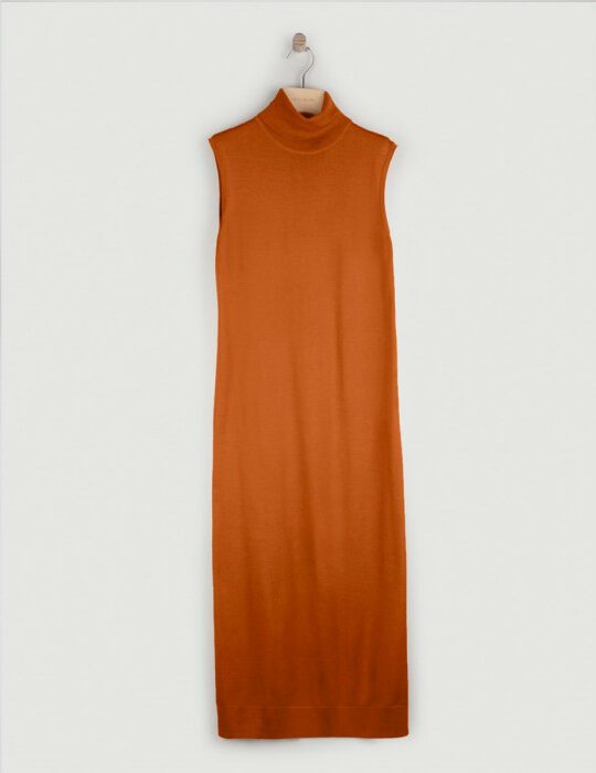 balmuir_ebba_long_dress_ginger Balmuir KLeid EBBA bei Daunenspiel im Online-Shop
