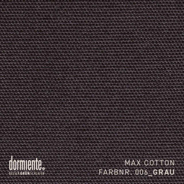 FARBMUSTER_MAX-COTTON_09-2023_F-NR_006_GRAU Mittel dormiente Stoffe für Sofabezüge, 100% Natur
