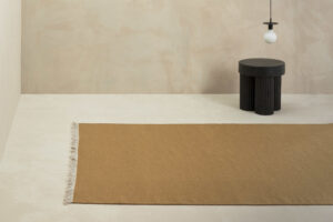 Linie Design Rainbow Wollteppich im Onlineshop Daunenspiel in diversen Fraben
