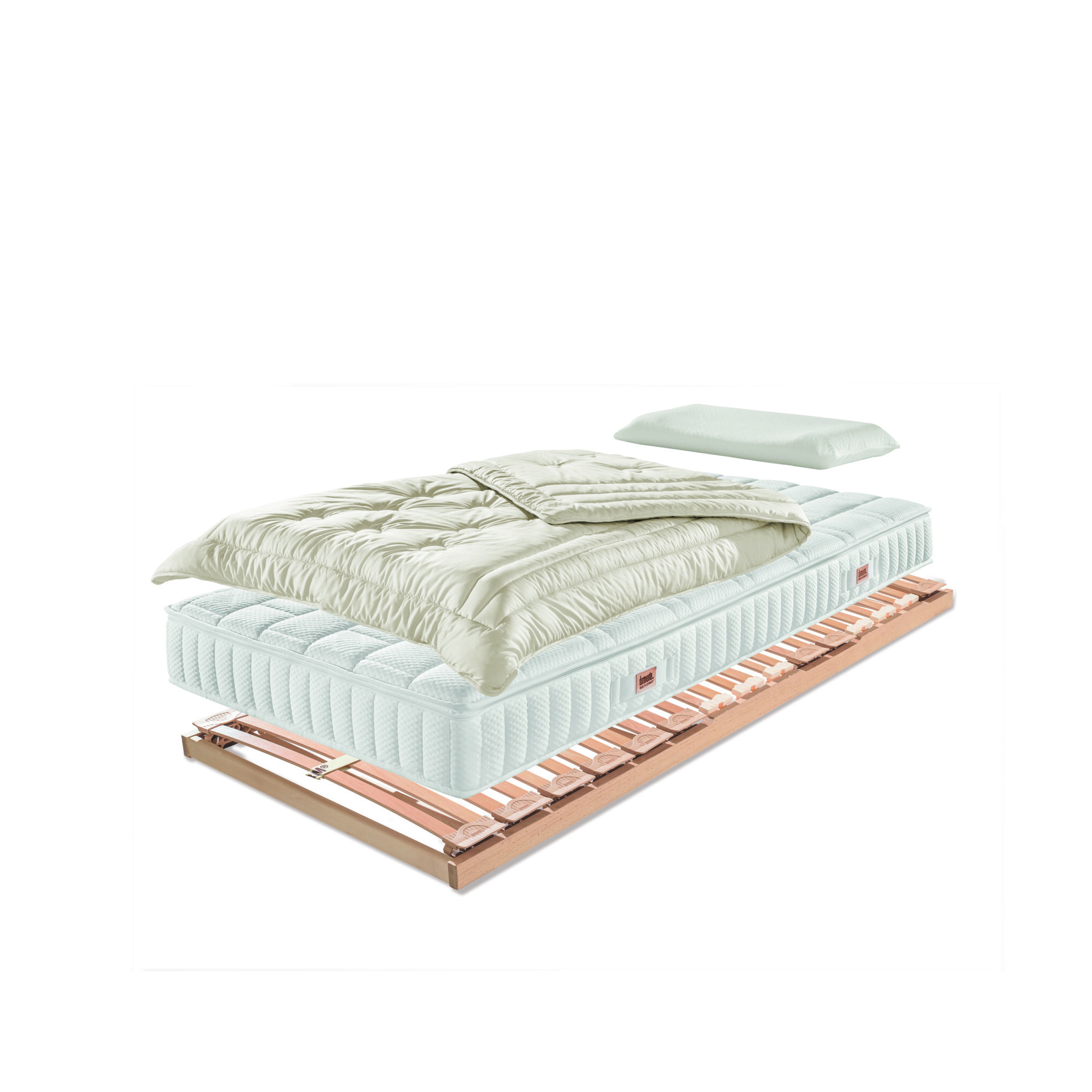 PHYSIOFORMPRO_NC_LUXOR_PHYSIOPILLO Dormiente Schlafsysteme aus 100% Naturmaterialien im Daunenspiel Onlineshop
