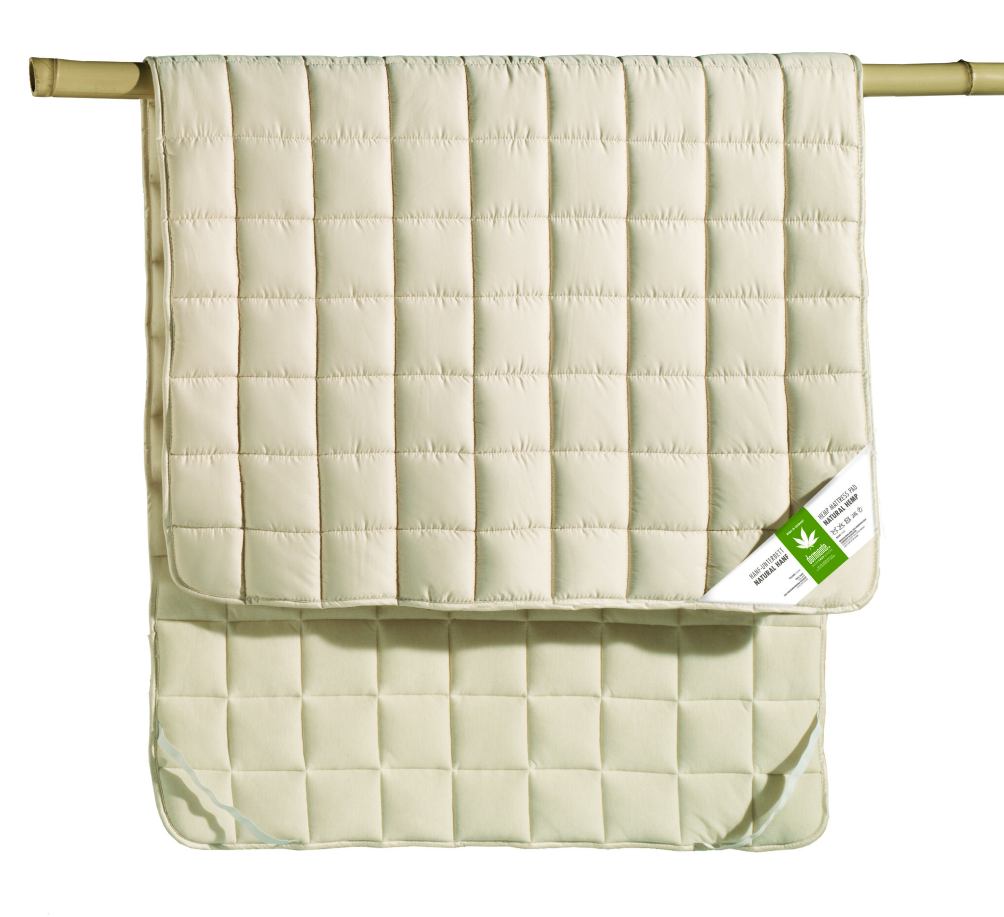 Dormiente-UNTERBETT_NATURAL-HANF_2022 Dormiente Matratzenschonbezug Natural Hanf im Onlineshop von Daunenspiel