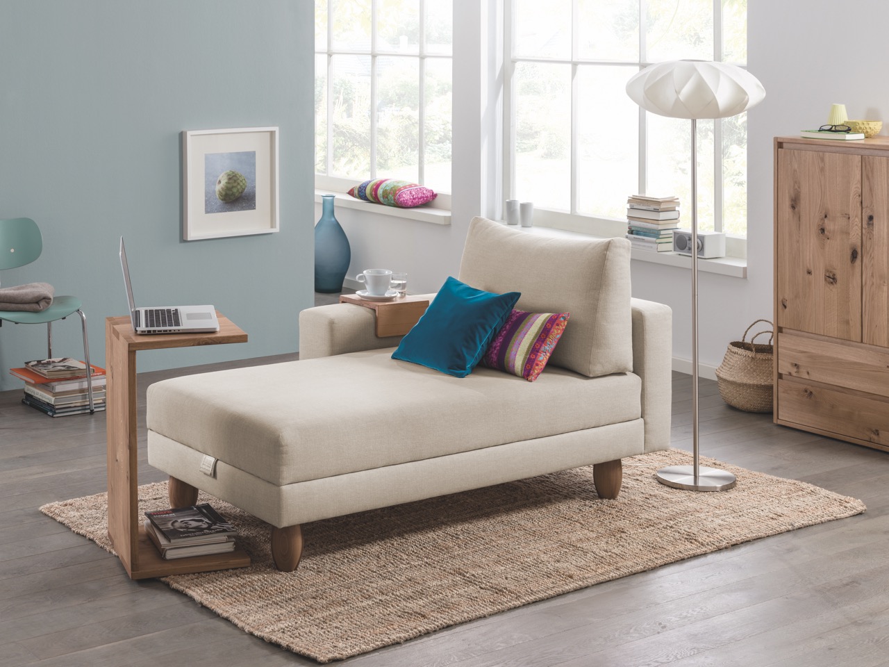 ZEDULO-02_SITZ Groß Sofa Zedulo 2 Ottomane von Dormiente mit Ausziehfunktion im Onlineshop bei Daunenspiel, 100% Natur