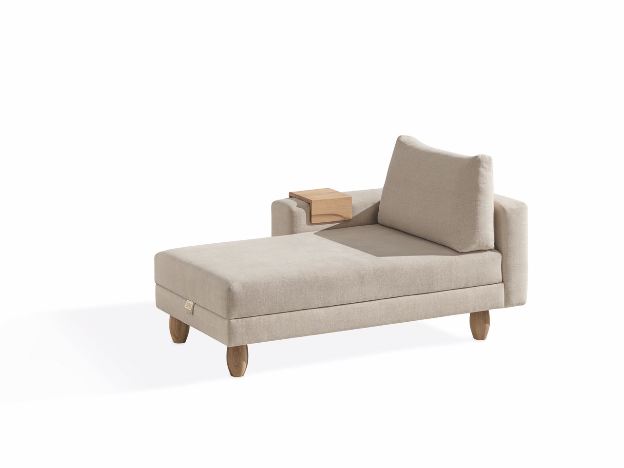 ZEDULO-2_FS_SITZ+ABLAGE_PERSP Groß Sofa Zedulo 2 Ottomane von Dormiente mit Ausziehfunktion im Onlineshop bei Daunenspiel, 100% Natur