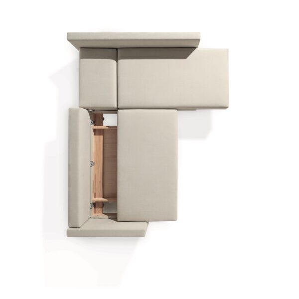 Ecksofa Zedulo von Dormiente mit Schlaffunktion im Onlineshop bei Daunenspiel, 100% Natur
