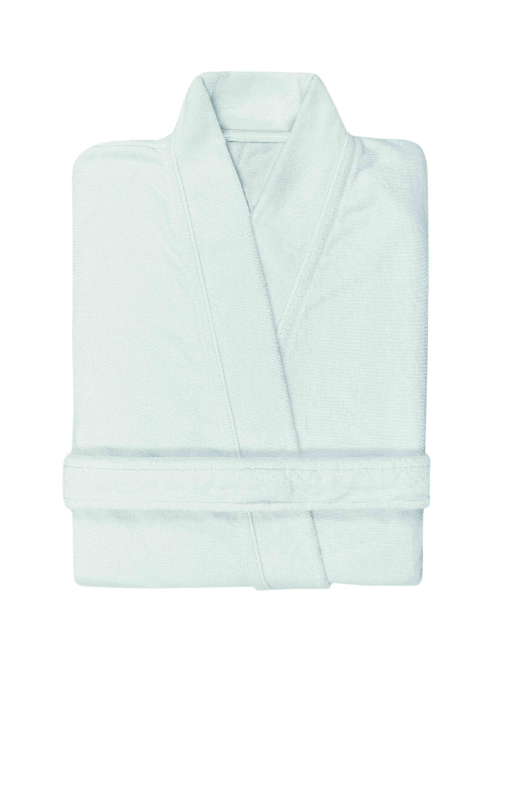 COOL_BATHROBE_WHITE Bademantel cool von Graccioza im online shop von Daunenspiel