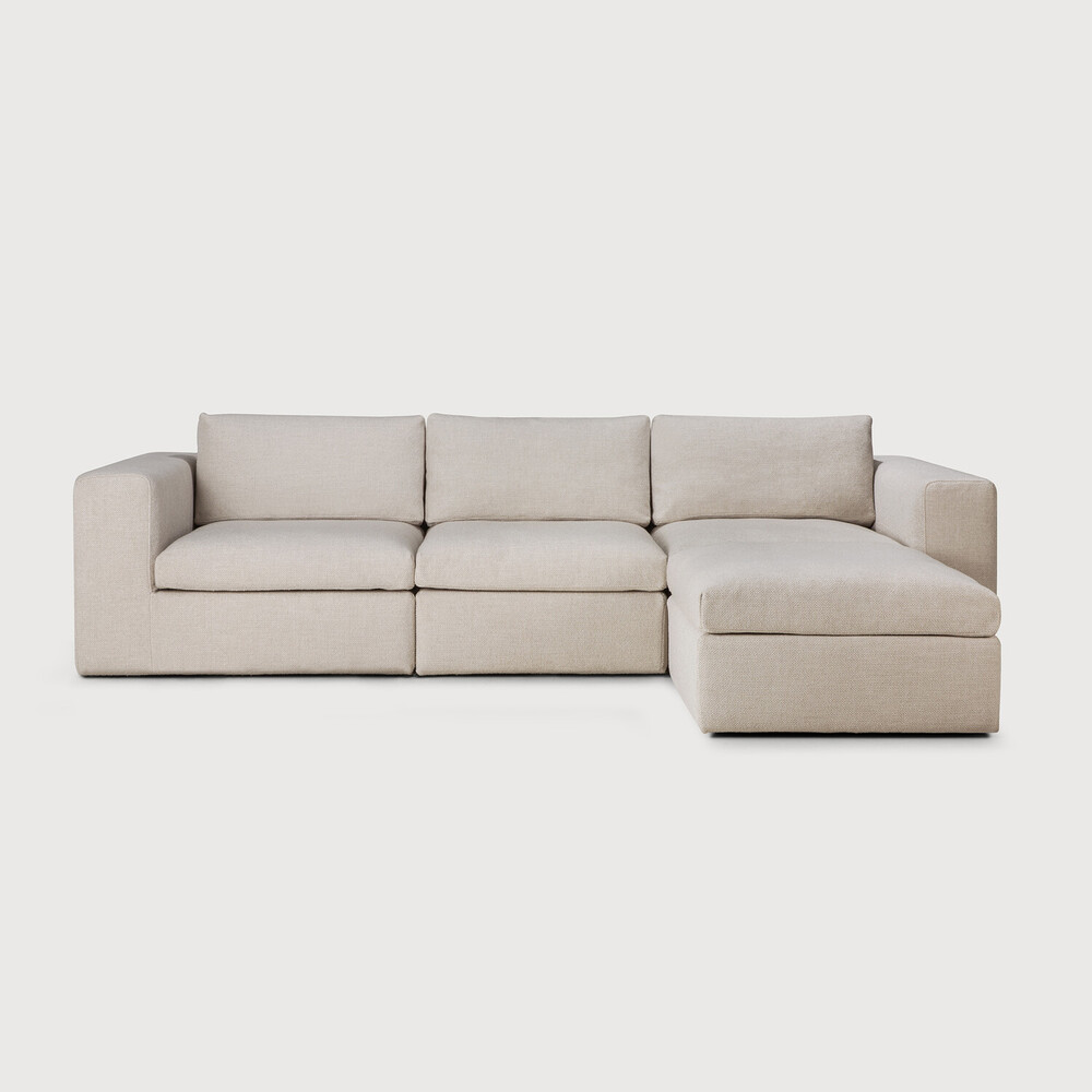 Ethnicraft Mellow Einsitzer Ivory Kombi Ethnicraft Sofa Serie Mellow Sofakombination bei Daunenspiel