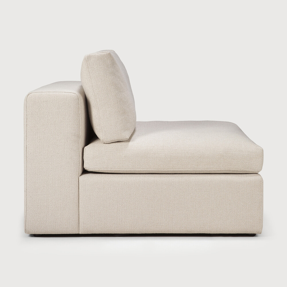 Ethnicraft Mellow Einsitzer offwhite seite 2 Ethnicraft Sofa Serie Mellow Einsitzer für Sofakombination bei Daunenspiel