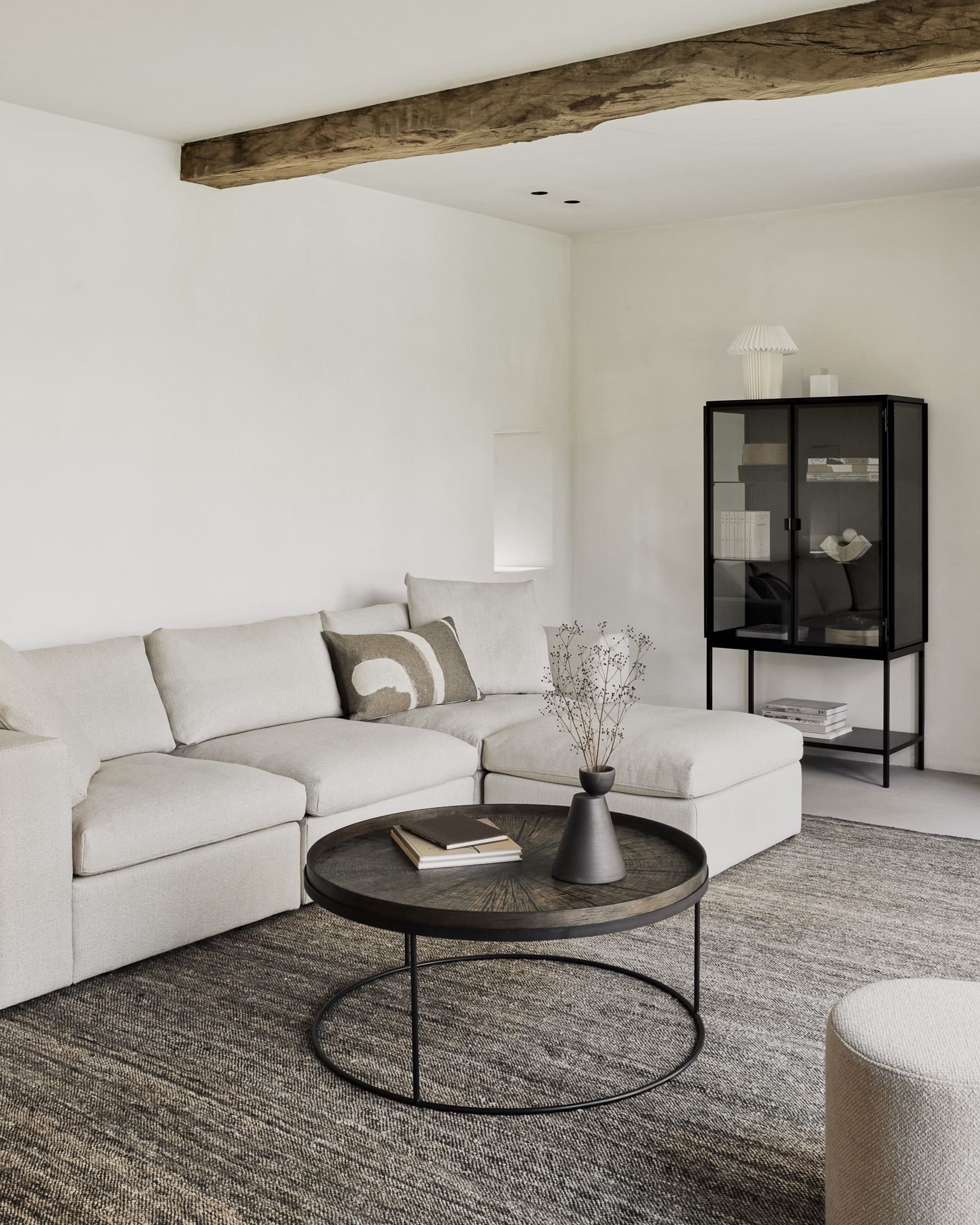 Ethnicraft Mellow Sofa Lounge Image Ethnicraft Sofa Serie Mellow Hocker bei Daunenspiel