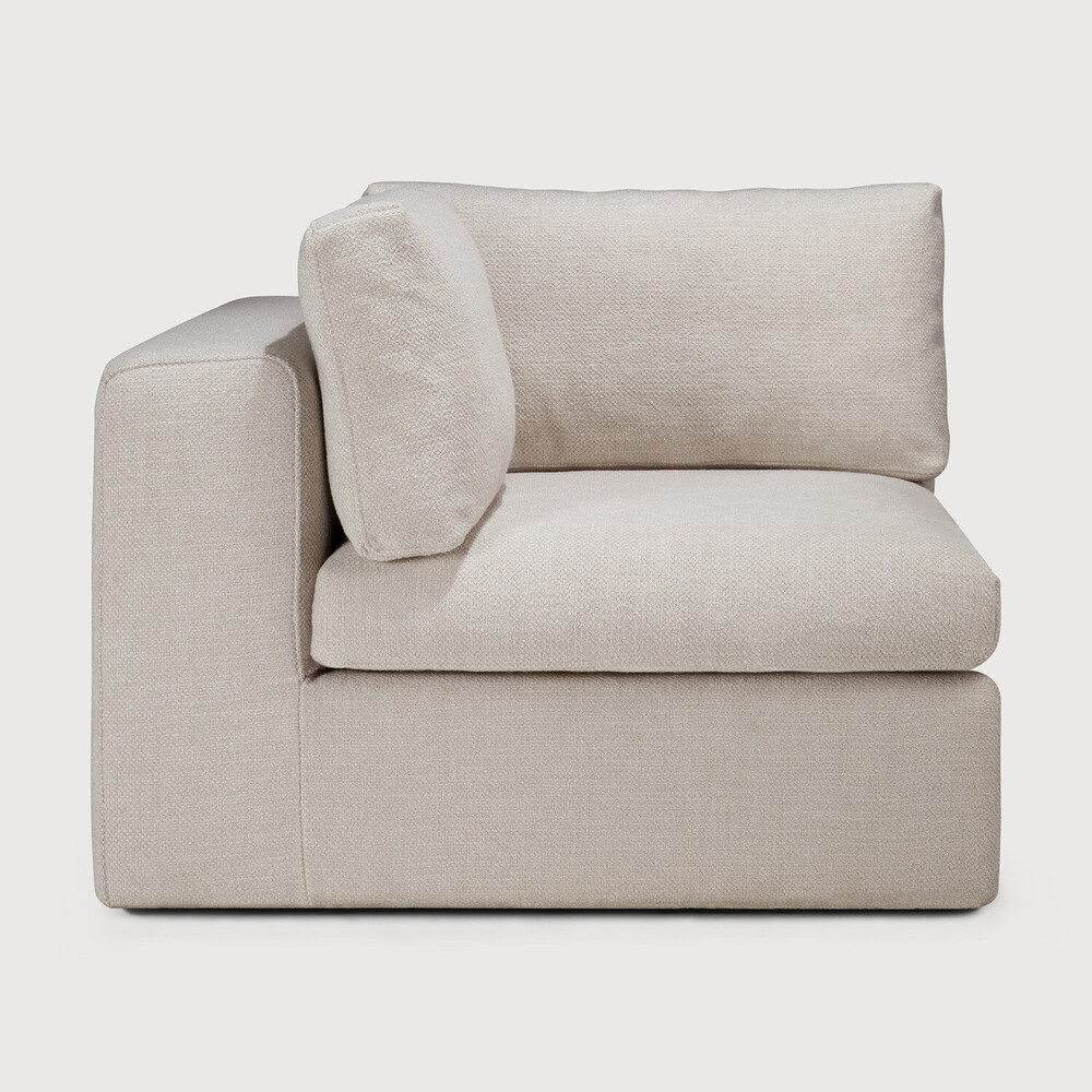 ethnicraft Mellow Sofa Ivory Ethnicraft Sofa Serie Mellow Eckmodul bei Daunenspiel