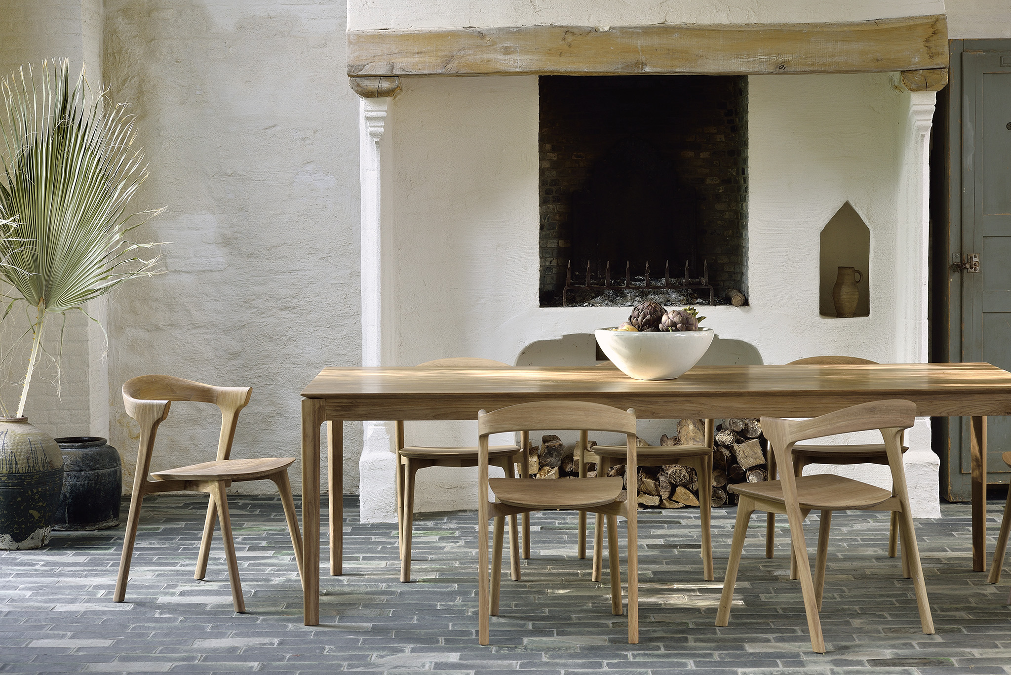 ethnicraft teak Bok dining table Ethnicraft Stuhl Bok aus hochwertigem Teakholz im Daunenspiel Online-shop